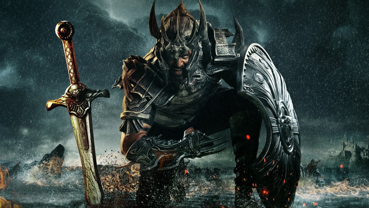 First look of ‘AA04’ presents Abishek Ambareesh as a mighty warrior in the S. Mahesh directorial