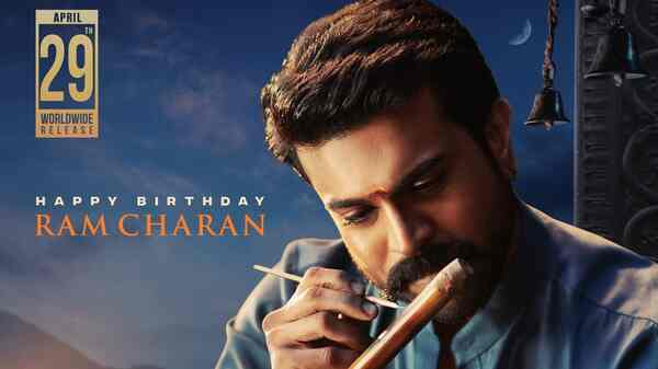 Acharya: Ram Charan is tinkering with a flute in his special birthday poster for the movie