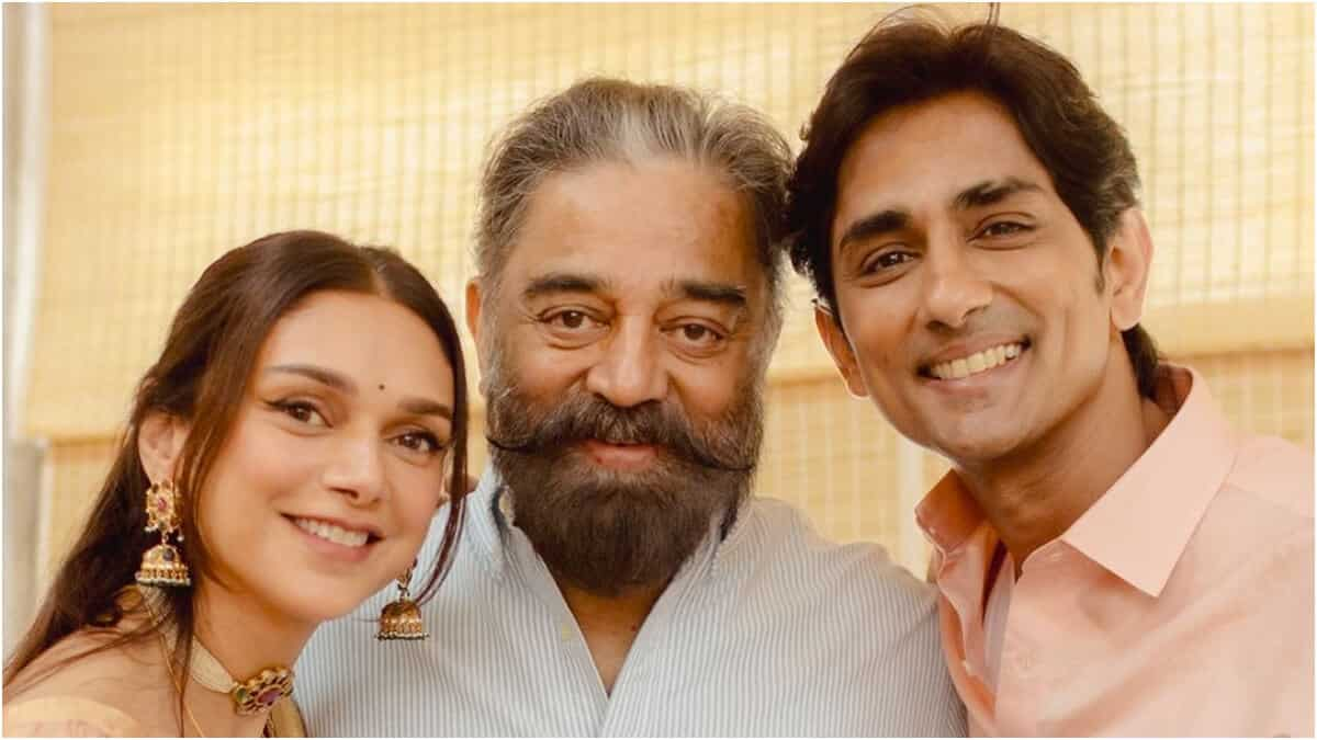 Aditi Rao Hydari and Siddharth share unseen wedding photos with Mani Ratnam and Kamal Haasan