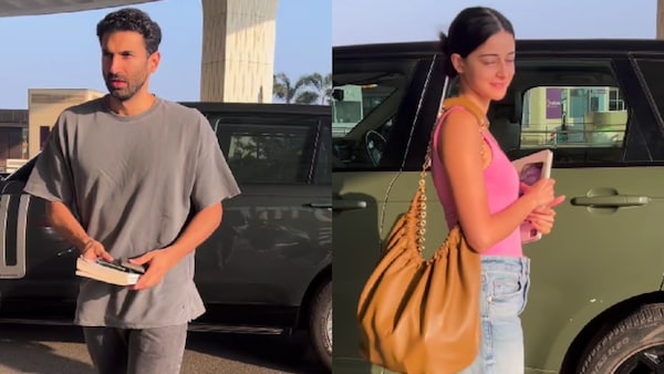 Rumoured lovebirds Aditya Roy Kapur and Ananya Panday jet off to the Maldives for romantic getaway - Watch