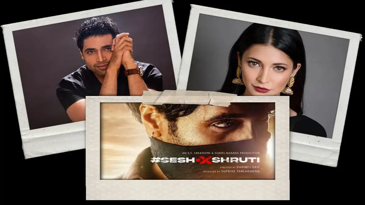 SeshExShruti - First look of Adivi Sesh, Shruti Haasan’s pan Indian film out, title launch on…