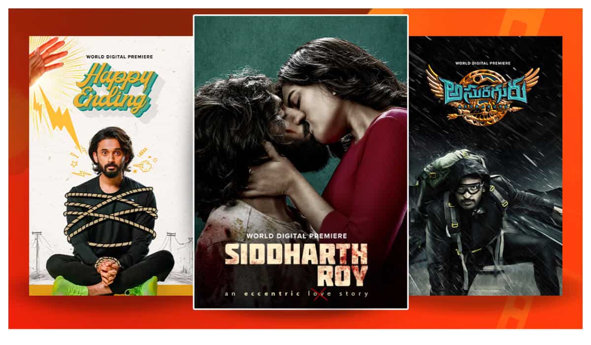 New releases on Aha - Siddharth Roy, Asuraguru and more exciting films to watch right now