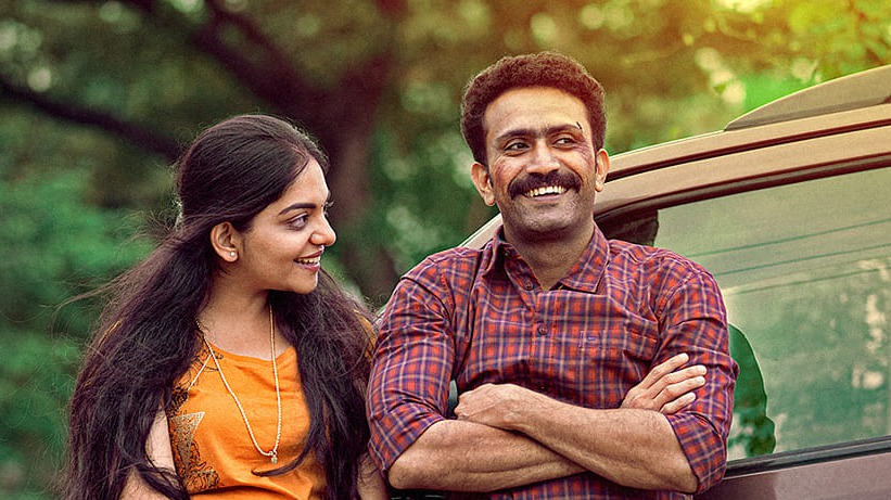 Ahaana Krishna and Shine Tom Chacko in a still from Adi