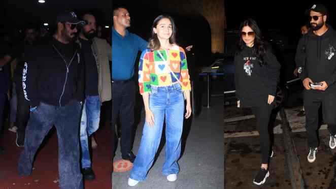 Aishwarya Rai Bachchan and Sara Ali Khan return to Mumbai after walking in dazzling attires on the red carpet at Cannes 2023