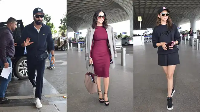 Ranbir Kapoor, Sunny Leone and Rakul Preet Singh keep it cool and classy as they get clicked at Mumbai airport