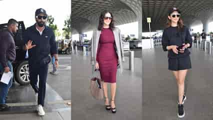 Ranbir Kapoor, Sunny Leone and Rakul Preet Singh keep it cool as they get clicked at Mumbai airport