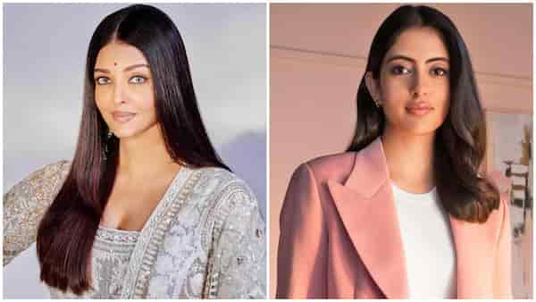 Aishwarya Rai Bachchan and Navya Naveli Nanda’s cute moment caught on camera as Amitabh Bachchan greets fans at Jalsa