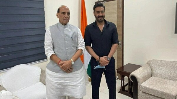 Ajay Devgn screens portions of Bhuj: The Pride of India for Defence Minister Rajnath Singh