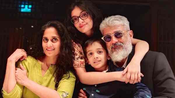 Ajith's leaked pictures from family event leave fans thrilled; AK 61 likely to begin this month