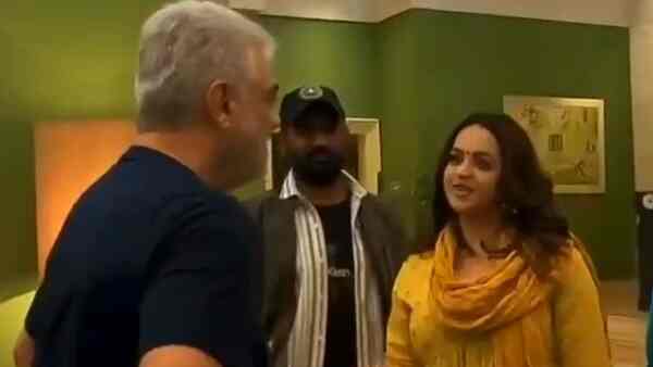 Viral Video - Ajith Kumar apologies to Bhavana for this reason