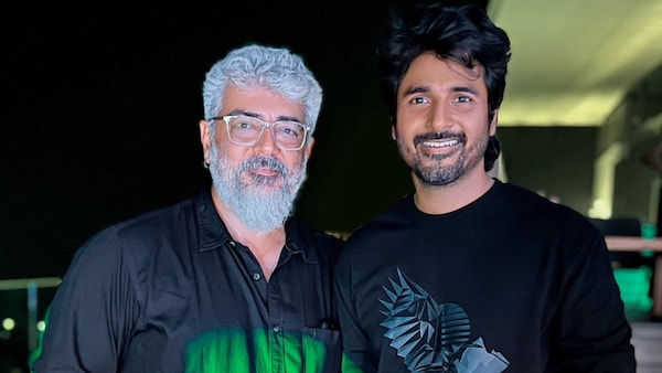 Sivakarthikeyan posts a picture with Ajith Kumar, fans of the stars go gaga over the unexpected treat