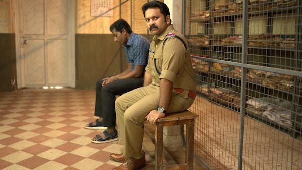 Aju Varghese in a still from Kerala Crime Files