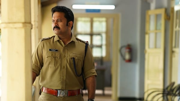 Aju Varghese in a still from Kerala Crime Files