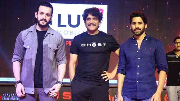 Akhil, Nagarjuna and Naga Chaitanya