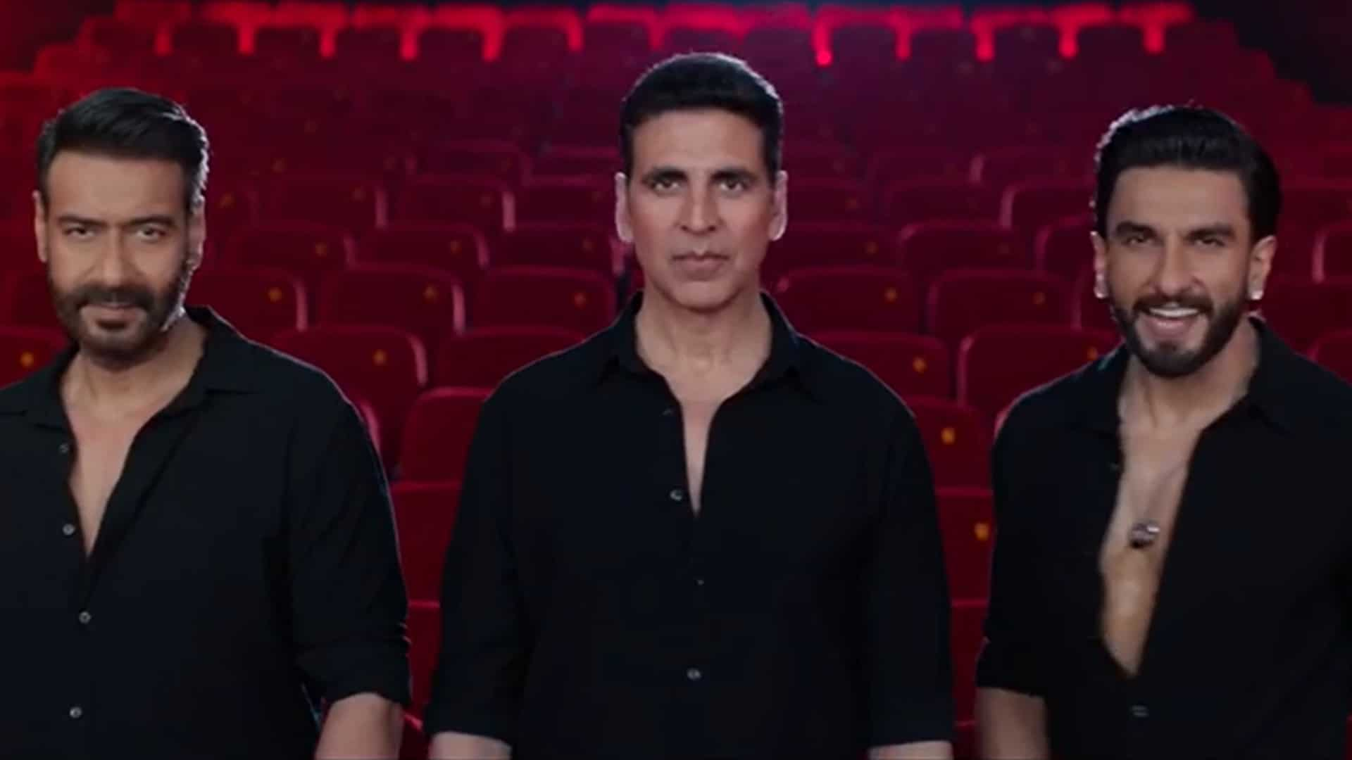 It's Showtime! Akshay Kumar, Ajay Devgn, Ranveer Singh Come Together To ...