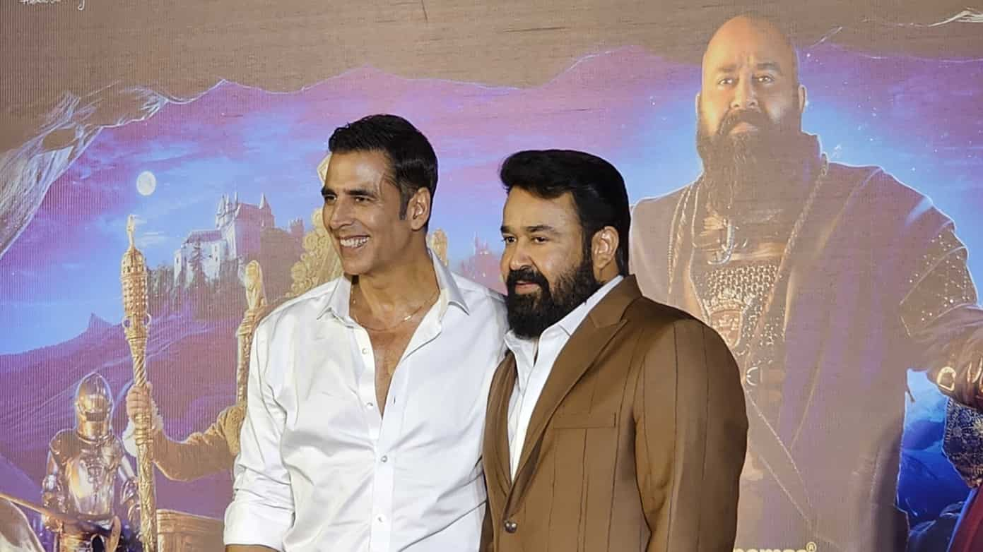 Mohanlal at the Barroz trailer launch: Akshay Kumar is totally a pro, but I can't say the same for myself.