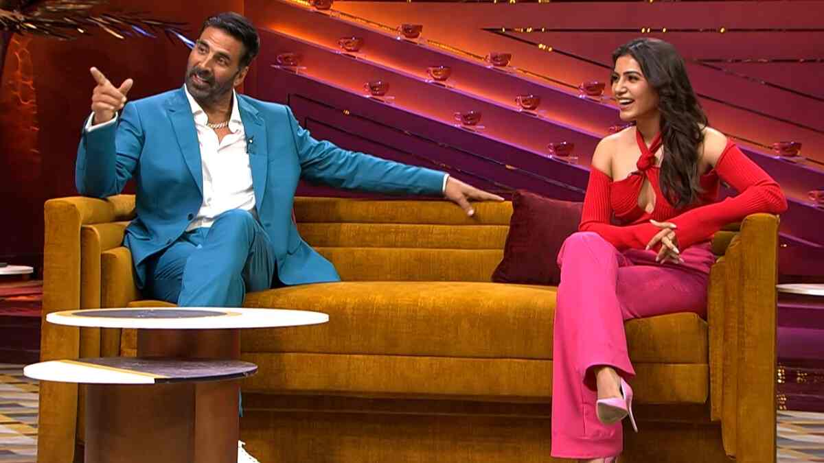 Koffee With Karan Season 7 promo: Akshay Kumar picks Samantha Ruth Prabhu in his arms, dances with her wholeheartedly