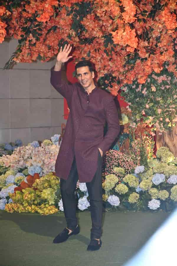 Akshay Kumar at Anant Ambani, Radhika Merchant's engagement ceremony (Manav Manglani).