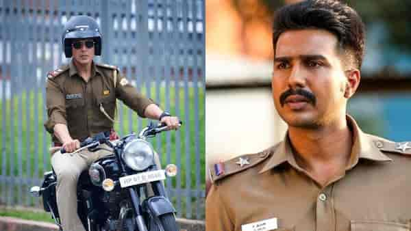 Akshay Kumar in Cuttputli; (right) Vishu Vishal in Ratsasan