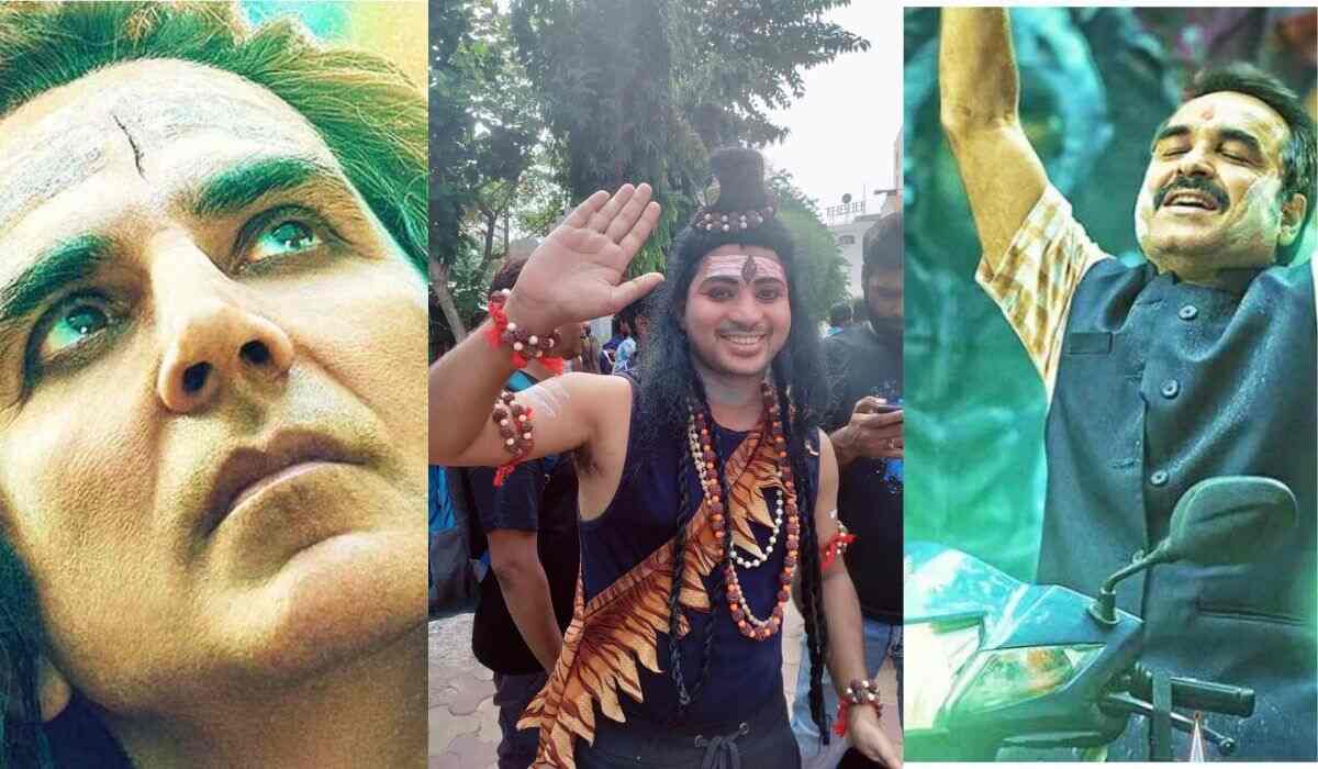 OMG 2: A young man dresses up as Lord Shiva to see the film, fans pour milk on the film’s poster!