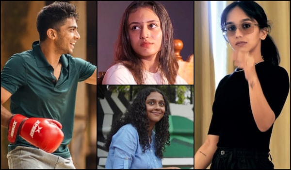 Alappuzha Gymkhana actors Naslen, Noila Francy, Nanda Nishanth, Anagha Ravi