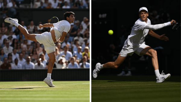 Flight mode: engaged. Precision, mid-air. Photos via Facebook/@wimbledon