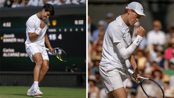 Fire in the fist. Ice in the veins. Photos via Facebook/@wimbledon