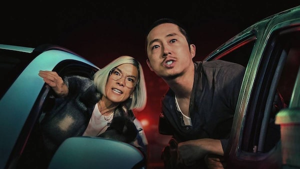 Ali Wong, Steven Yeun in Beef. Netflix