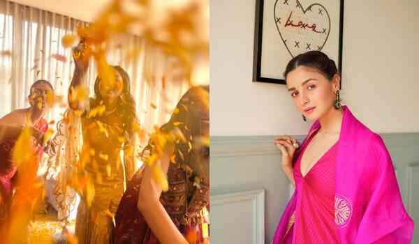 WATCH Alia Bhatt slaying Mehendi look in pretty pink for her BFF wedding, fans react