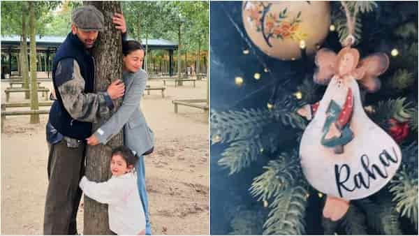 Alia Bhatt, Ranbir Kapoor, and daughter Raha are Christmas-ready and here's proof