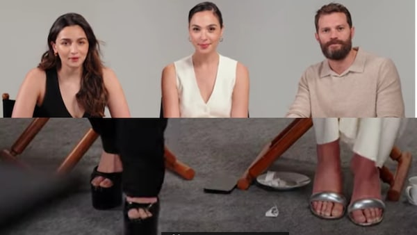 Alia Bhatt dances with Gal Gadot on RRR’s Oscar-winning song Naatu Naatu during Heart of Stone promotions; Watch viral video