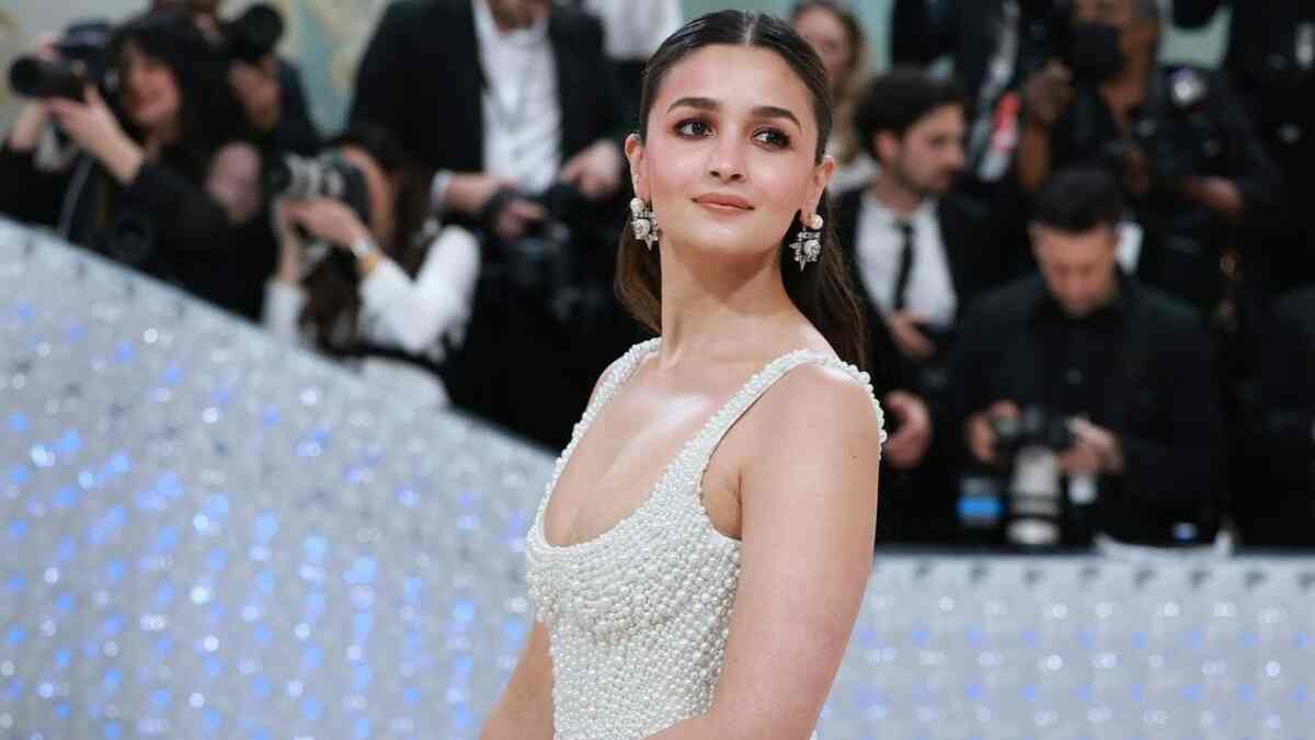 Met Gala 2023: Alia Bhatt looks drop-dead gorgeous in a pearl-encrusted ball gown by Prabal Gurung for her debut