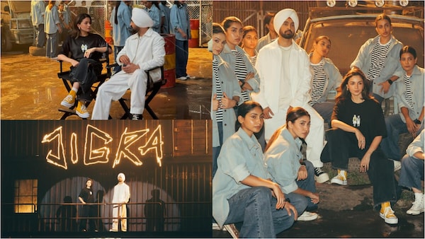 Jigra song Chal Kudiye: Alia Bhatt, Diljit Dosanjh’s BTS Photos heighten the excitement, fans say, 'Epic pair'