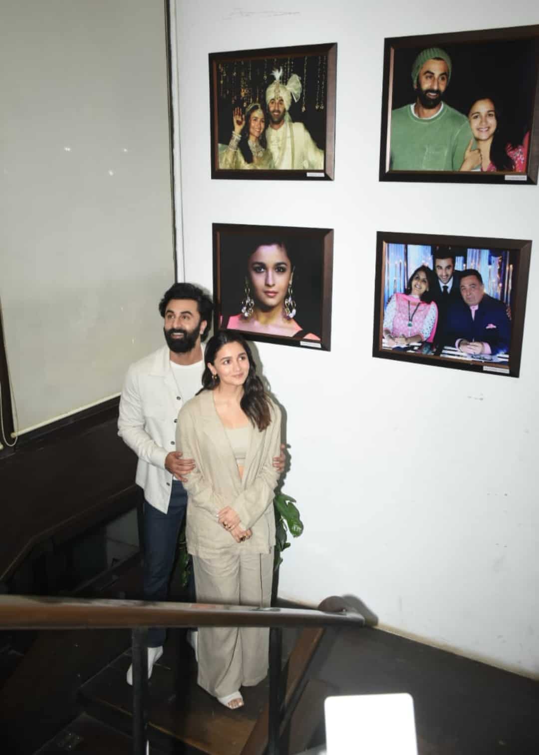 Alia Bhatt and Ranbir Kapoor at the Press Club, Mumbai