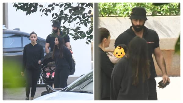 Ranbir Kapoor and Alia Bhatt's daughter Raha papped for the first time; photos inside