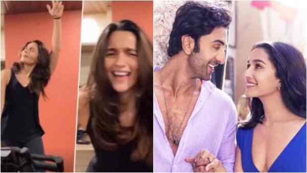 Alia Bhatt gives a shoutout to Ranbir Kapoor-Shraddha Kapoor's song from Tu Jhoothi Main Makkaar, but with a twist