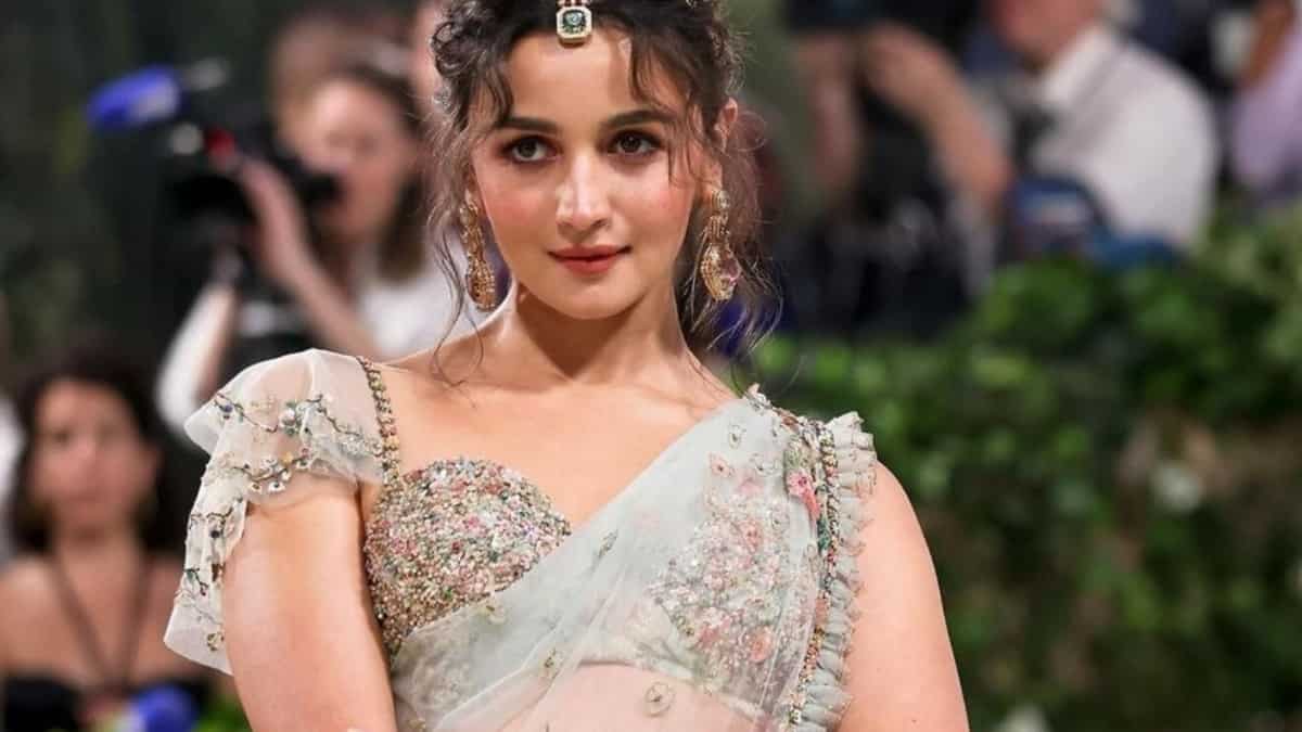 Alia Bhatt dazzles at Met Gala 2024 in Sabyasachi saree, netizens say she has the best taste in everything but husband Ranbir Kapoor