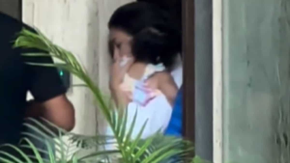 Alia Bhatt gives media a glimpse of Raha Kapoor as they step out – Watch little one jump in mommy’s arms as nanny walks ahead