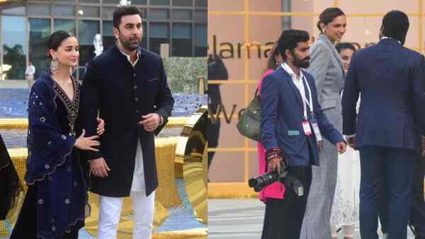 Pics and videos: Ranbir Kapoor-Alia Bhatt go hand-in-hand while Deepika Padukone flies solo at the opening ceremony of 141st IOC session