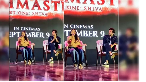 Alia Bhatt adorably sings Kesariya from Brahmastra, a proud Ranbir Kapoor cannot stop blushing: Watch