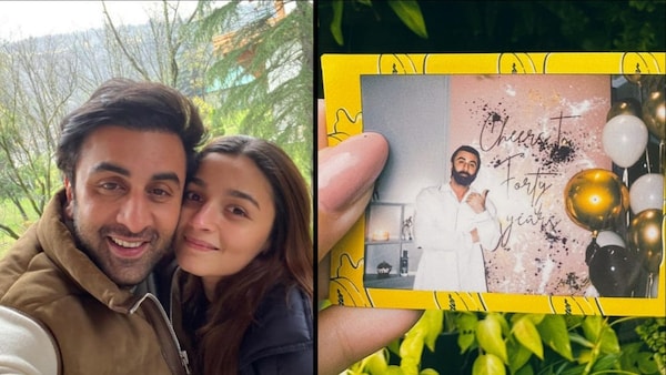 Alia Bhatt wishes Ranbir Kapoor a happy birthday and shares a photo from the party