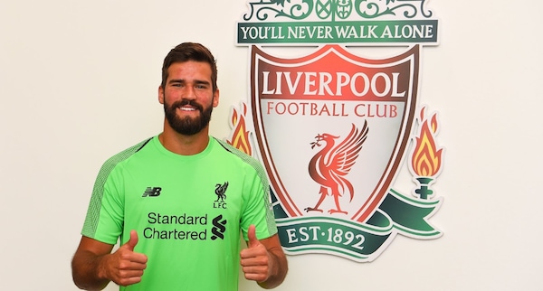 Alisson Becker is the most expensive goalkeeper in Liverpool FC's history. Image | LFC on X