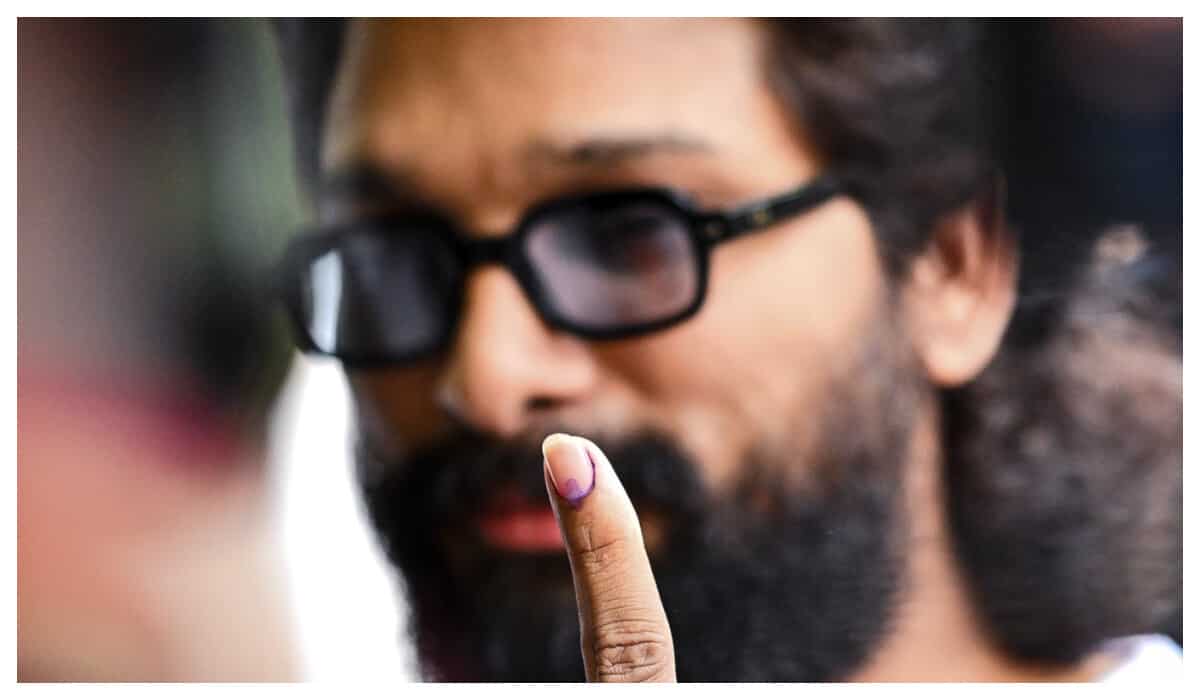 2024 elections - Allu Arjun casts his vote and opens up about his political entry | Details here