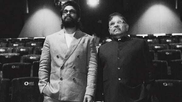 Allu Arjun shares a memorable snap of his dad Allu Aravind on Father's Day, calls him the best father in the world