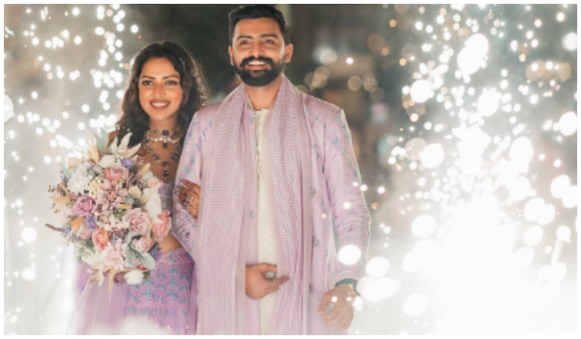 Amala Paul looks dreamy as she marries her ‘Divine Masculine’ Jagat Desai in new wedding post, Fans and Celebs react