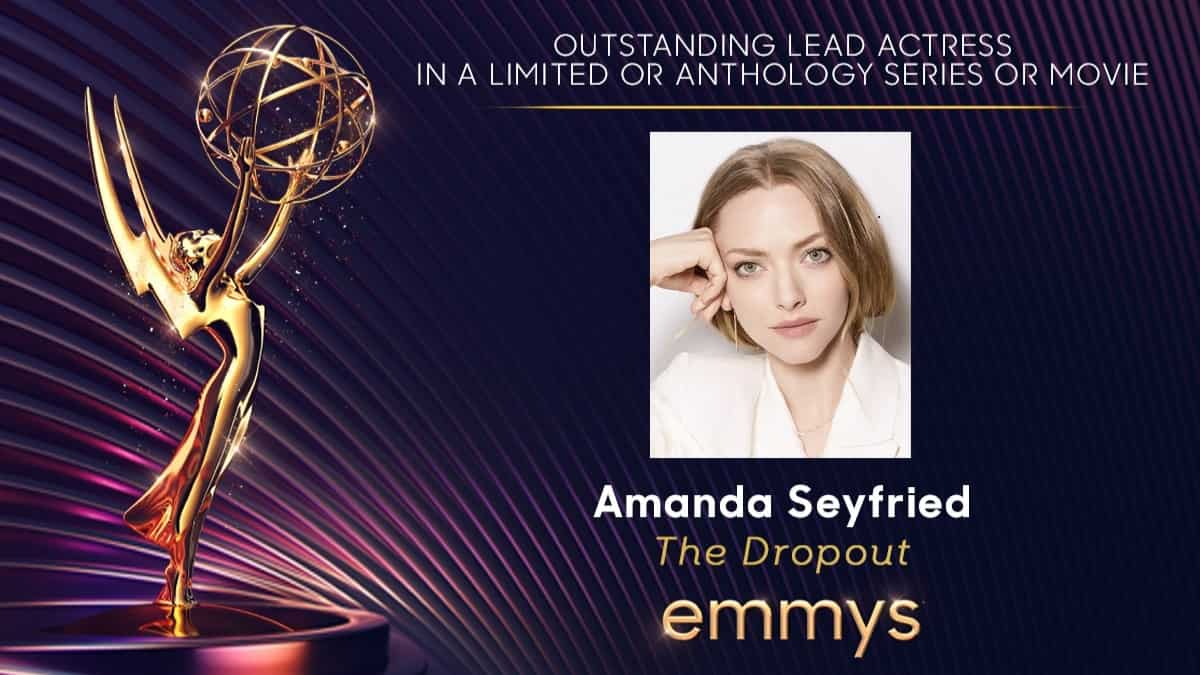 Outstanding Lead Actress in a Limited or Anthology Series or Movie - Amanda Seyfried for The Dropout