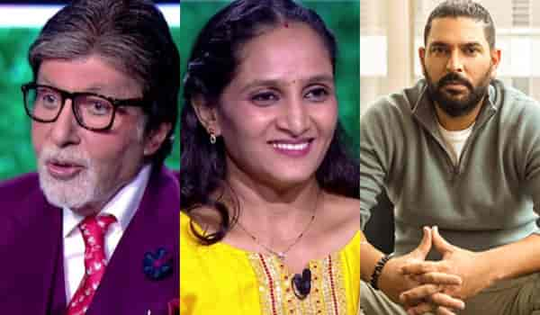 KBC 16: Amitabh Bachchan's reaction to contestant naming Yuvraj Singh as crush is too hilarious to miss | Watch