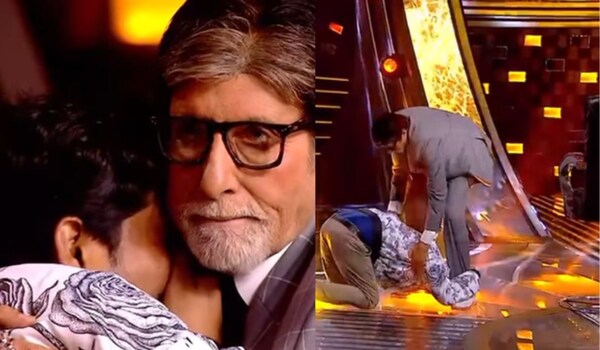 KBC 15: A contestant attempts the question of Rs. 7 crores, falls at Amitabh Bachchan’s feet | WATCH