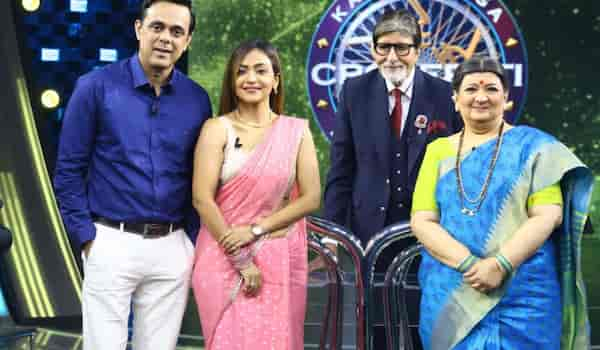 Kaun Banega Crorepati 15: Sumeet Raghavan, Pariva Pranati and Bharati Achrekar of Wagle Ki Duniya grace the Amitabh Bachchan hosted show