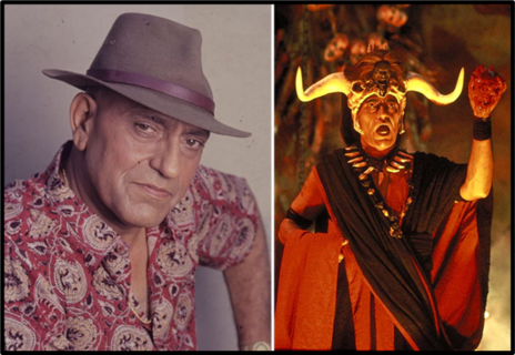 Amrish Puri as Mola Ram in "Indiana Jones and the Temple of Doom"